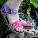 Colorful Hmong Embroidered ..