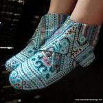 Retro Ankle Bootie In Ice B..