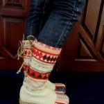Tribal Boots Embroidered & ..
