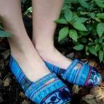 Blue Floral Colorful Hmong ..