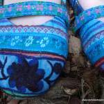 Blue Floral Colorful Hmong ..
