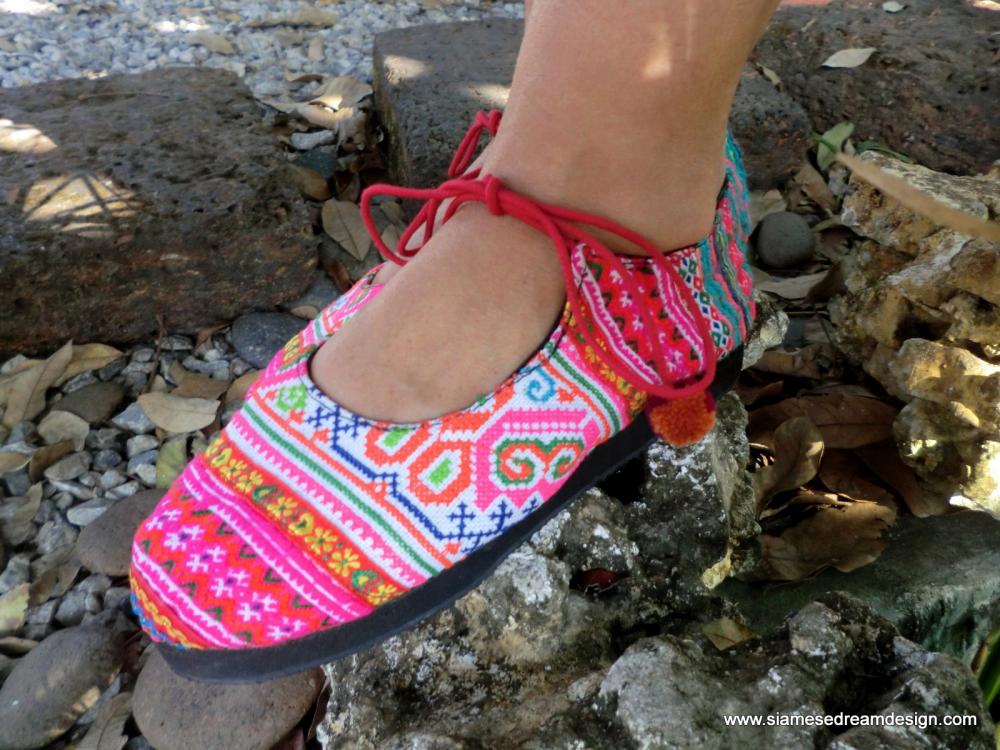 colorful ballet flats